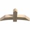 Ekena Millwork Bellingham Rough Sawn Timber Gable Bracket, Douglas Fir, 48"W x 22"H x 6"D x 6"F, 11/12 Pitch GBW048X22X0606BEL00RDF - alternate 3